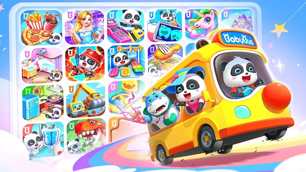 Baby Panda World: Kids Games  [МОД Menu] Screenshot 1