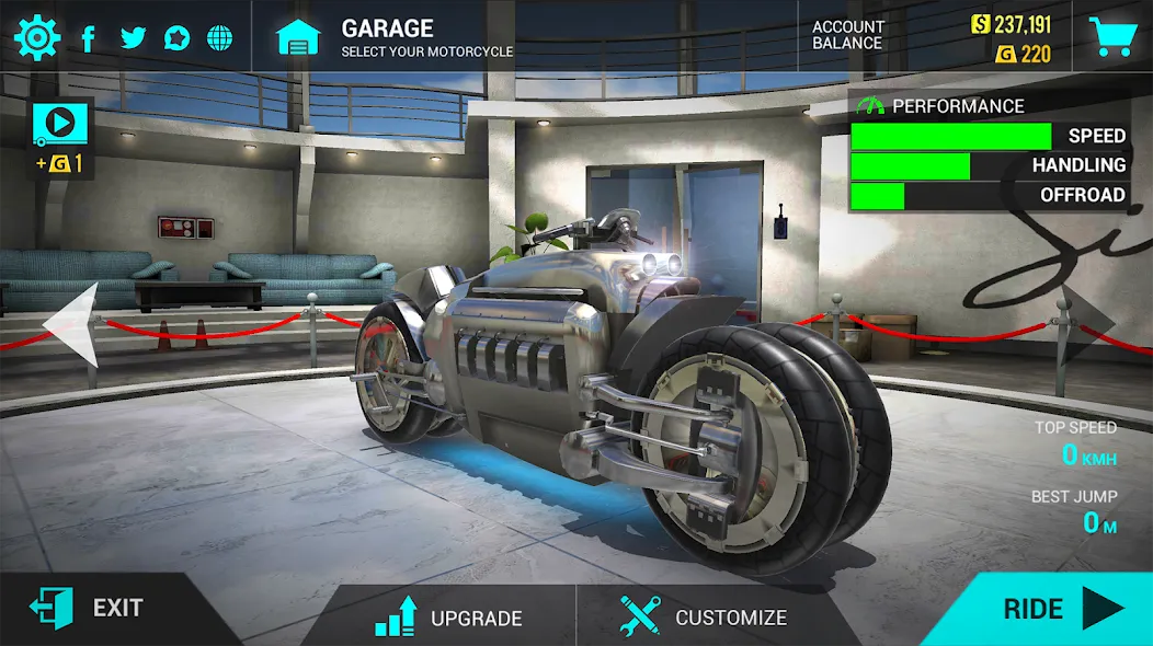 Ultimate Motorcycle Simulator (Ультимативный Мотоциклетный Симулятор)  [МОД Меню] Screenshot 2