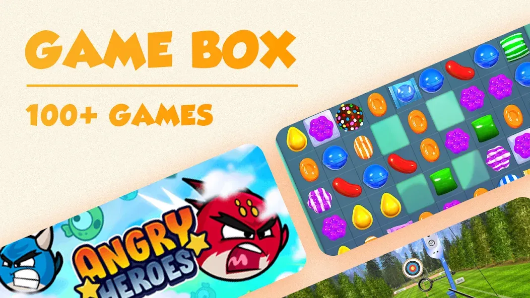 Game Box - 100+ Games (Гейм Бокс)  [МОД Много монет] Screenshot 1