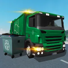 Взлом Trash Truck Simulator (Трэш Трак Симулятор)  [МОД Бесконечные деньги] - полная версия apk на Андроид