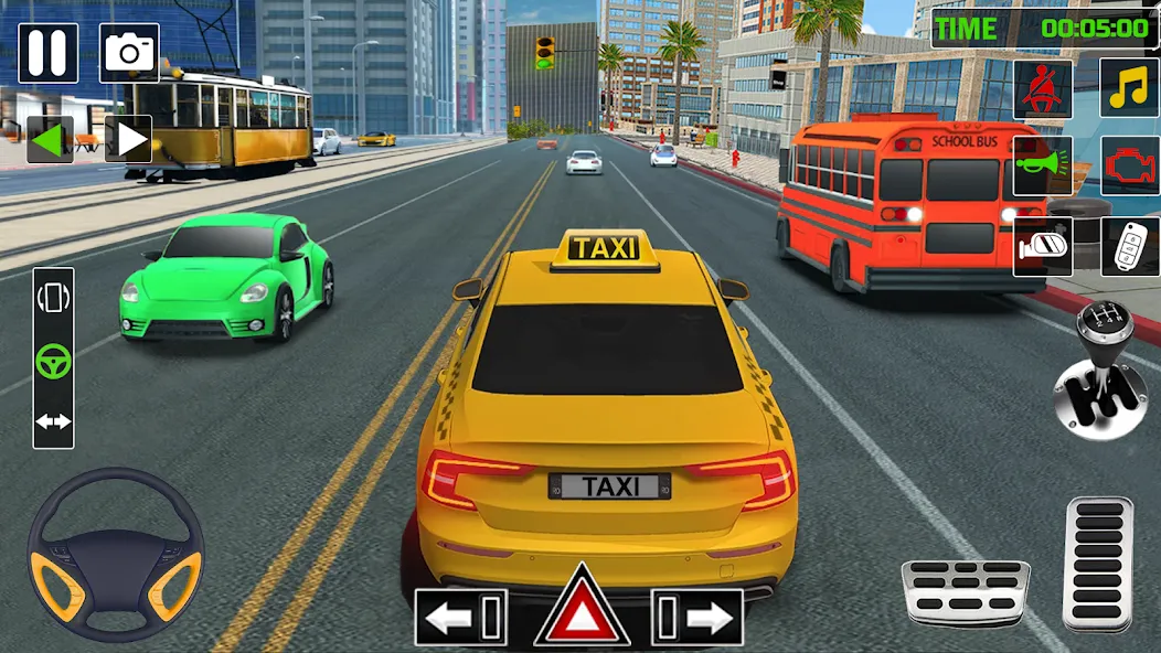 City Taxi Games-Taxi Car Games (Сити Такси Игры)  [МОД Много монет] Screenshot 4