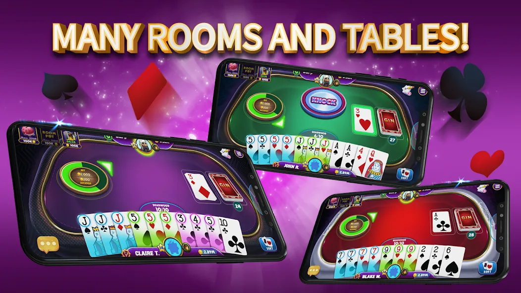 Gin Rummy Elite: Online Game (Джин Рамми)  [МОД Mega Pack] Screenshot 3