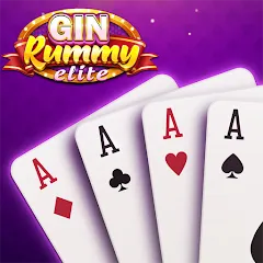 Взлом Gin Rummy Elite: Online Game (Джин Рамми)  [МОД Mega Pack] - последняя версия apk на Андроид