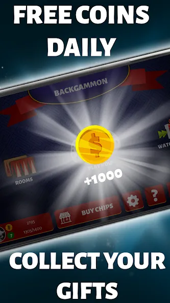 Backgammon Offline  [МОД Menu] Screenshot 4