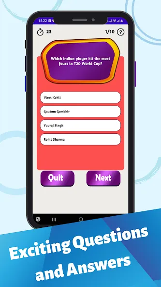 Cricket Quiz Game (Крикет Викторина Т20)  [МОД Menu] Screenshot 4