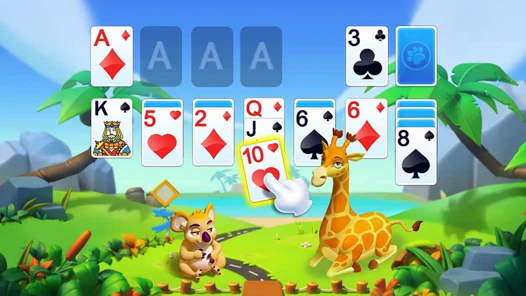 Solitaire - Wild Park  [МОД Unlocked] Screenshot 2