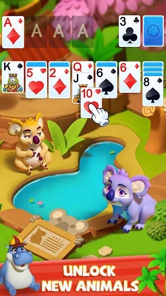 Solitaire - Wild Park  [МОД Unlocked] Screenshot 5