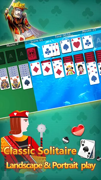 klondike solitaire :card shark  [МОД Unlocked] Screenshot 2