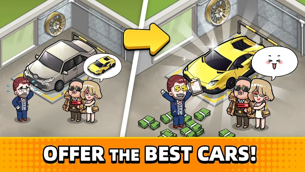 Used Car Tycoon Game (Юзед Кар Тайкун Гейм)  [МОД Много денег] Screenshot 4