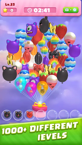 Bubble Burst：Match 3D  [МОД Все открыто] Screenshot 1