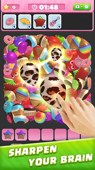 Bubble Burst：Match 3D  [МОД Все открыто] Screenshot 3