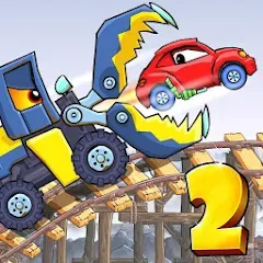 Взлом Car Eats Car 2 - Racing Game (Кар Еатс Кар 2)  [МОД Unlocked] - стабильная версия apk на Андроид