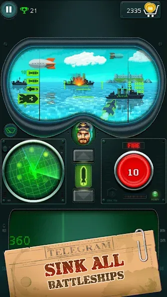 You Sunk - Submarine Attack  [МОД Бесконечные деньги] Screenshot 1