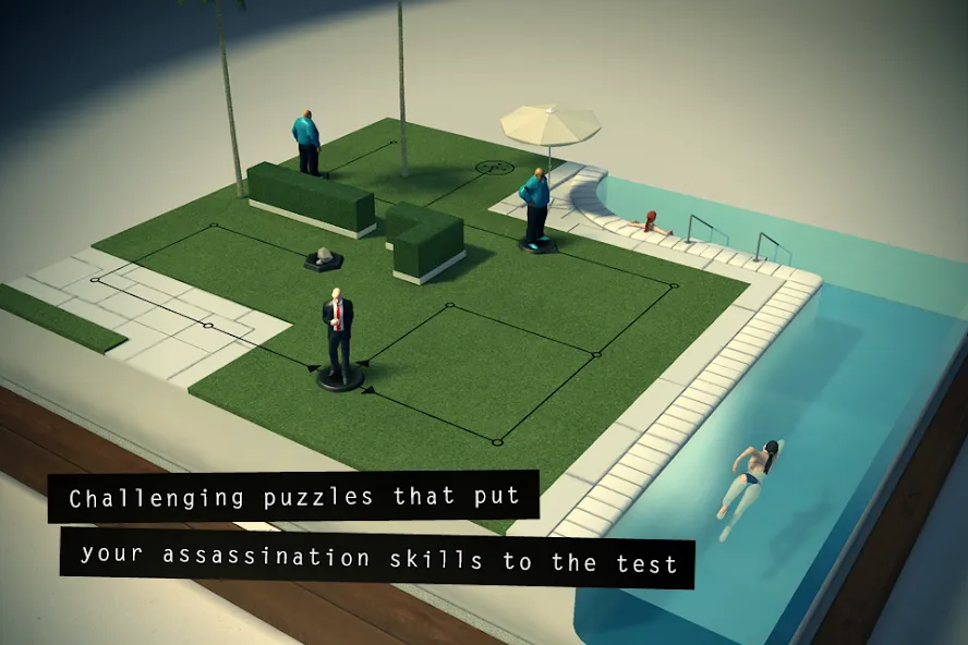 Hitman GO (Хитман ГО)  [МОД Бесконечные деньги] Screenshot 2