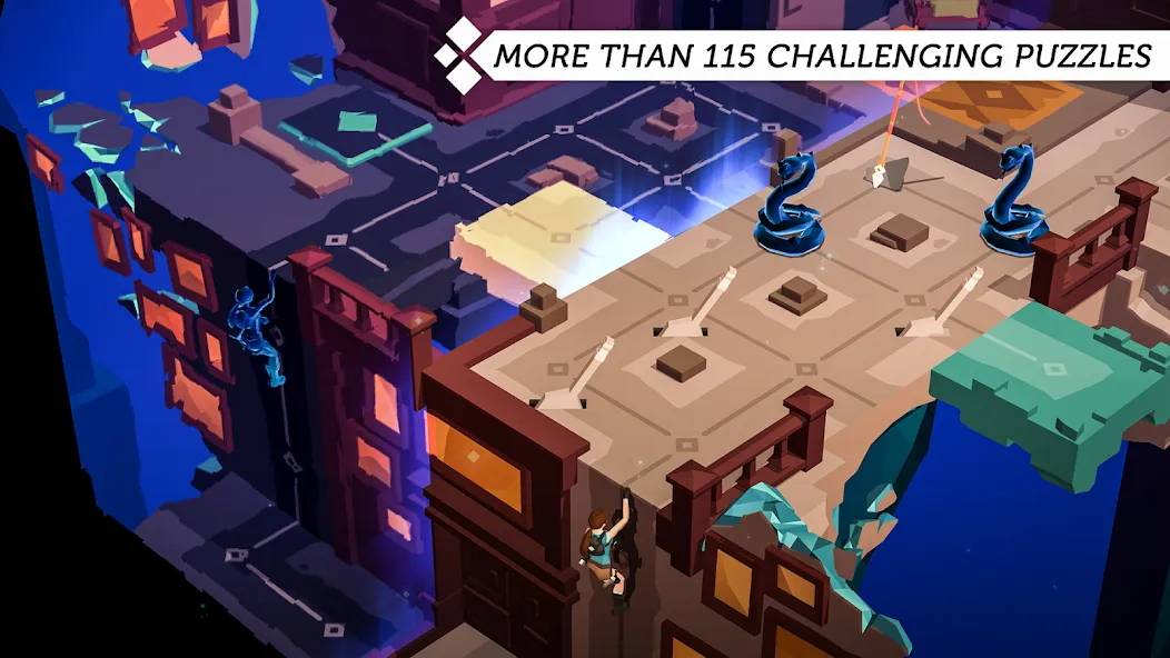 Lara Croft GO (Лара Крофт ГО)  [МОД Unlimited Money] Screenshot 1