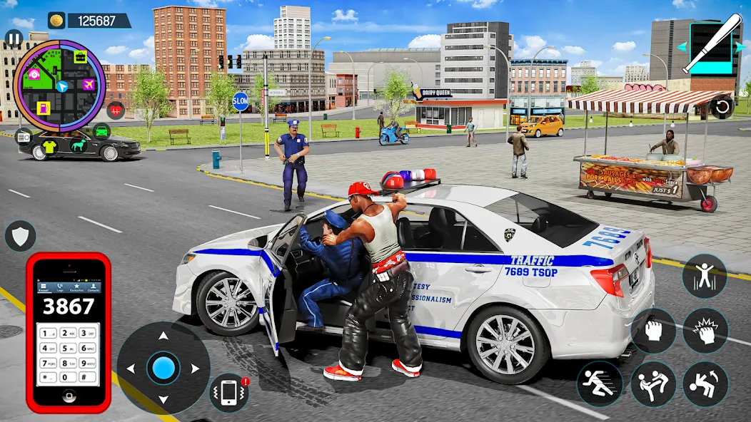 Gangster Mafia City Crime Game  [МОД Меню] Screenshot 3