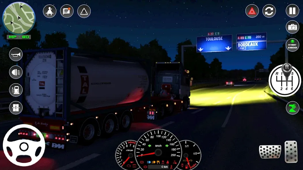 Euro Cargo Truck Simulator 3D  [МОД Много денег] Screenshot 5