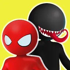 Взломанная Stick Hero: Comic Superhero (Стик Хиро)  [МОД Unlocked] - стабильная версия apk на Андроид