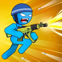 Скачать взломанную Stick Shooter: Battle Game (Стик Шутер)  [МОД Бесконечные монеты] - стабильная версия apk на Андроид