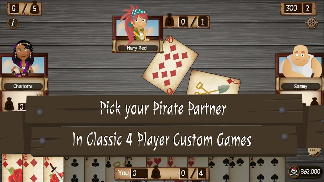 Spades Cutthroat Pirates (Спейдс Каттхроат Пирейтс)  [МОД Бесконечные деньги] Screenshot 4