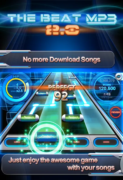 BEAT MP3 2.0 - Rhythm Game  [МОД Бесконечные монеты] Screenshot 1