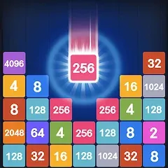 Взломанная Drop Merge : Number Puzzle (Дроп Мердж)  [МОД Много монет] - последняя версия apk на Андроид