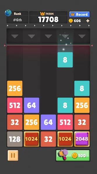 Drop The Number® : Merge Game (Дроп зе Намбер)  [МОД Много монет] Screenshot 1