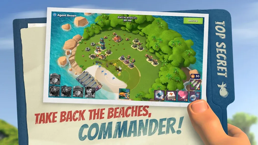 Boom Beach (Бум Бич)  [МОД Menu] Screenshot 1