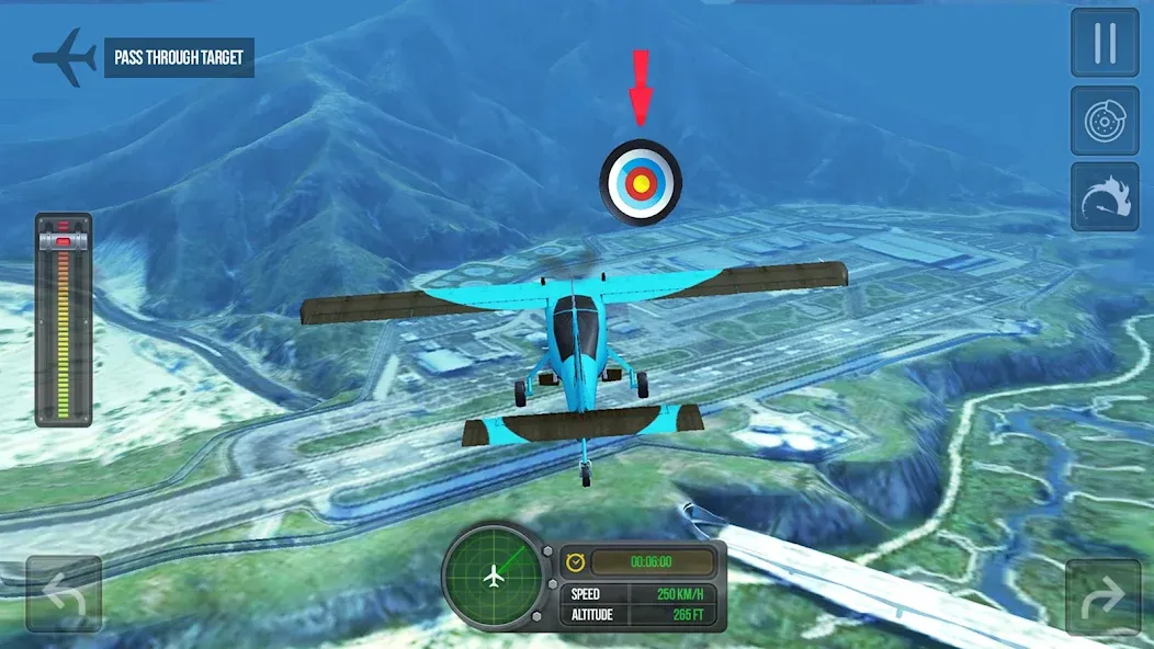 Flight Simulator - Plane Games  [МОД Все открыто] Screenshot 5