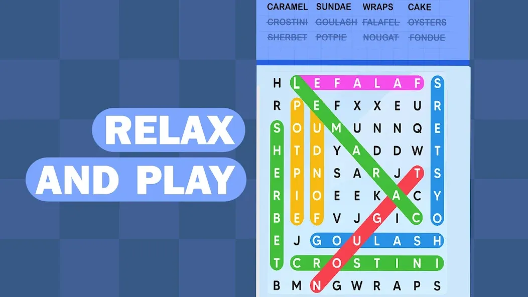 Word Search Puzzle Challenge (Уордсрч Пазл Челлендж)  [МОД Бесконечные деньги] Screenshot 5