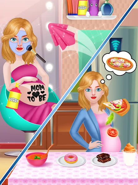 Mom Babysitting Game  [МОД Все открыто] Screenshot 1