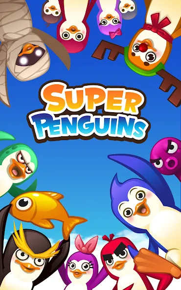 Super Penguins (упер Пингвины)  [МОД Бесконечные деньги] Screenshot 1