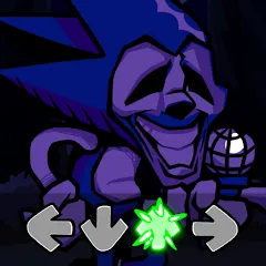 Взлом Horror Sonik.EXE v2 FNF Mod  [МОД Меню] - последняя версия apk на Андроид