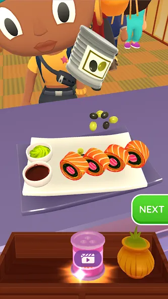 Sushi Roll 3D - Cooking ASMR (Суши Ролл 3D)  [МОД Mega Pack] Screenshot 3