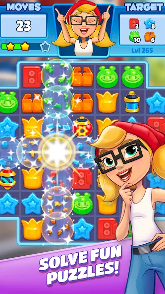 Subway Surfers Match (Сабвей Серферс Матч)  [МОД Много денег] Screenshot 1