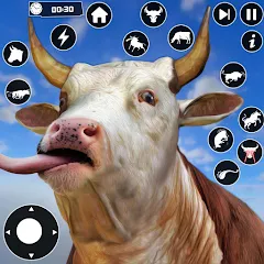 Взломанная Scary Cow Simulator Rampage (Скари)  [МОД Бесконечные монеты] - стабильная версия apk на Андроид