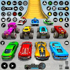 Взлом Crazy Ramp Car Stunt Master 3D (Крэйзи Рэмп Кар Стант Мастер 3Д)  [МОД Mega Pack] - стабильная версия apk на Андроид