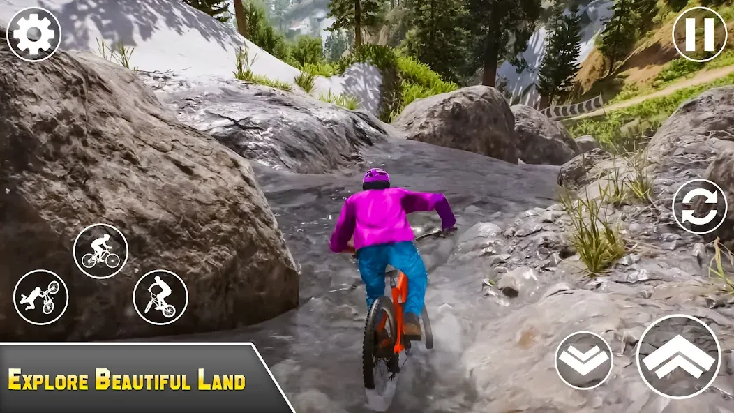 BMX Bicycle Games Offroad Bike  [МОД Unlimited Money] Screenshot 1