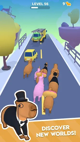 Capybara Rush (Капибара Раш)  [МОД Menu] Screenshot 4