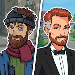 Скачать взломанную Hobo Life: Business Simulator  [МОД Mega Pack] - последняя версия apk на Андроид