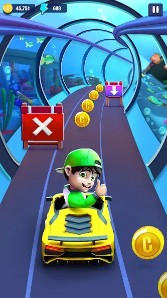 Mini Car Runner - Racing Games (Мини Кар Раннер)  [МОД Много денег] Screenshot 4