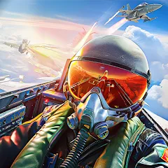 Взломанная Jet Fighter: Sky Combat 3D (Джет Файтер)  [МОД Unlocked] - стабильная версия apk на Андроид