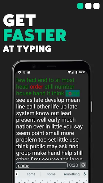 TypeGo – speed up your typing! (ТайпГо)  [МОД Unlocked] Screenshot 1