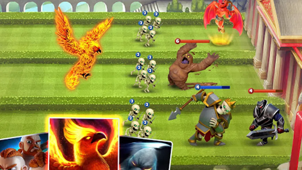 Castle Crush：Epic Battle  [МОД Бесконечные монеты] Screenshot 3