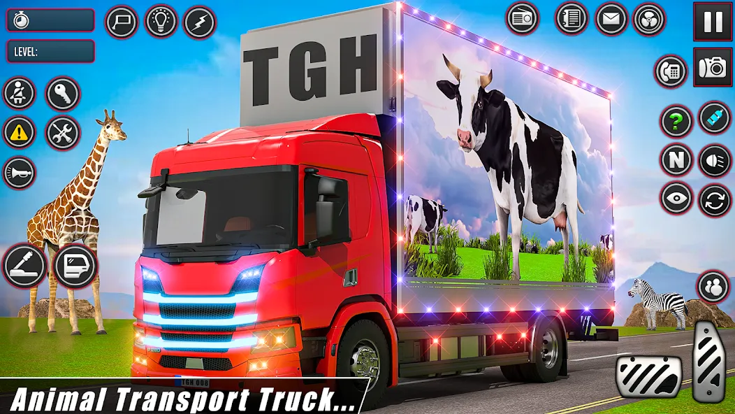 Animal Transport Driving Games (Домашний перевоз игры)  [МОД Unlocked] Screenshot 4