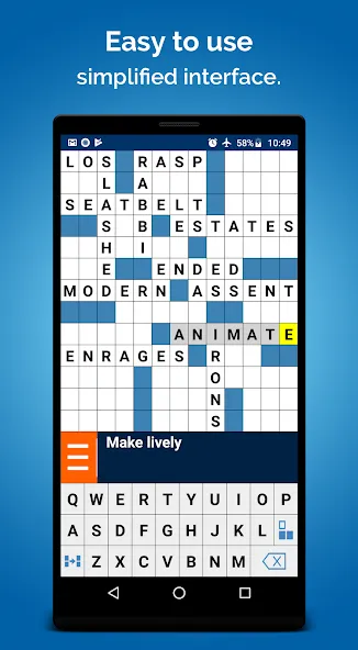 Crossword Puzzle (Кроссворд Пазл)  [МОД Бесконечные монеты] Screenshot 1