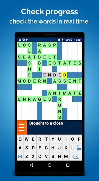 Crossword Puzzle (Кроссворд Пазл)  [МОД Бесконечные монеты] Screenshot 2