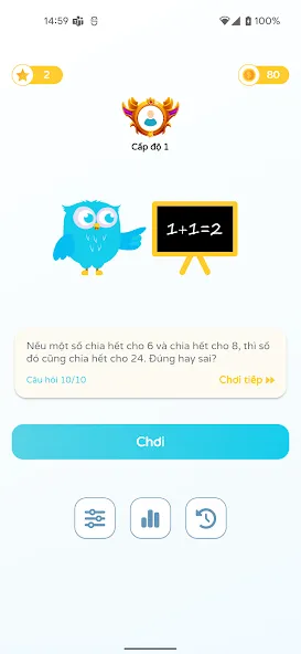 Chọn Đúng Sai  [МОД Много денег] Screenshot 1