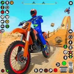 Взломанная Bike Stunt Games Stunt Bike 3D (Байк стант рэмп игра Байк Джамп)  [МОД Много денег] - последняя версия apk на Андроид