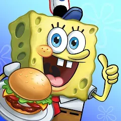 Взломанная SpongeBob: Krusty Cook-Off  [МОД Меню] - полная версия apk на Андроид